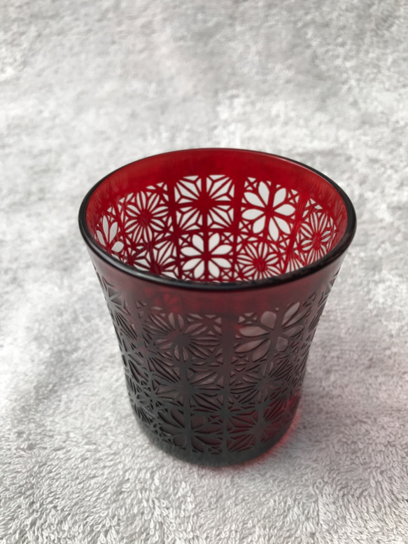 【母の日】組子文様のお猪口 5枚目の画像