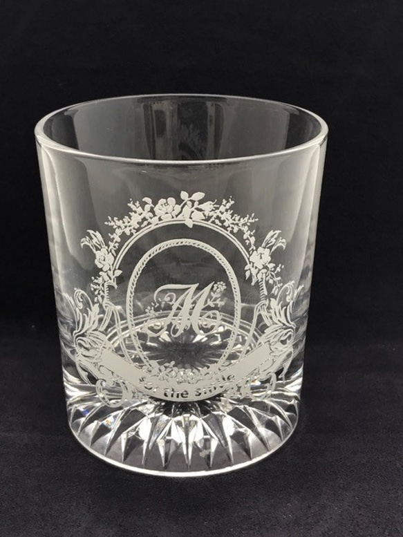 【父の日】イニシャルグラス（for the smail） 1枚目の画像