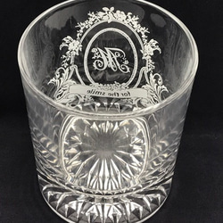 【父の日】イニシャルグラス（for the smail） 2枚目の画像