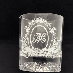 【父の日】イニシャルグラス（for the smail） 3枚目の画像