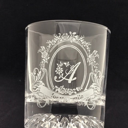 【父の日】イニシャルグラス（for the smail） 5枚目の画像