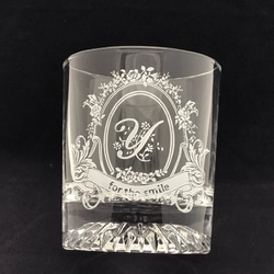 【父の日】イニシャルグラス（for the smail） 6枚目の画像