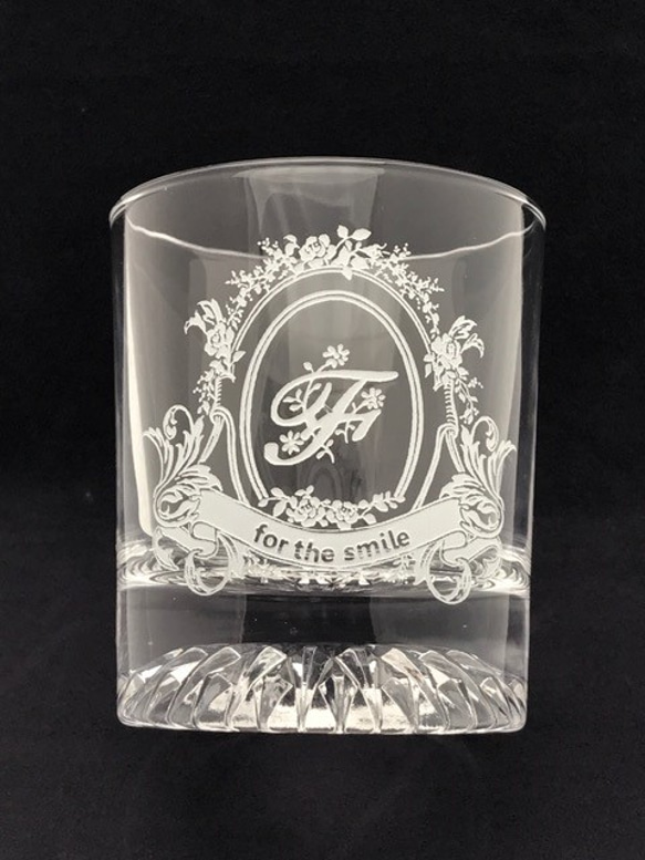 【父の日】イニシャルグラス（for the smail） 9枚目の画像