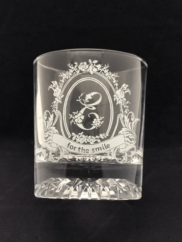 【父の日】イニシャルグラス（for the smail） 10枚目の画像