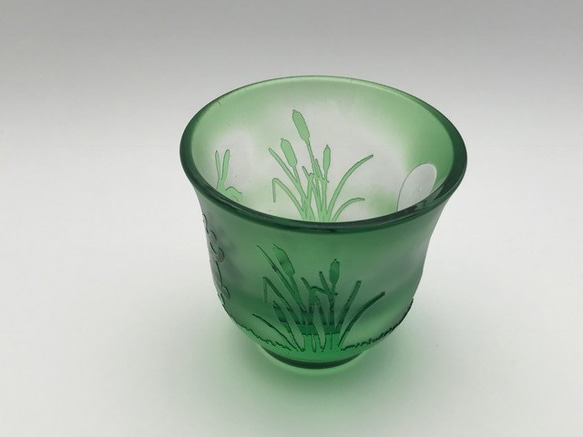 うさぎのお月見ダンス（お猪口） 5枚目の画像