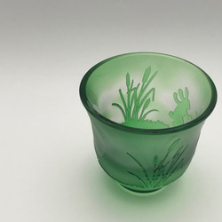 うさぎのお月見ダンス（お猪口） 6枚目の画像