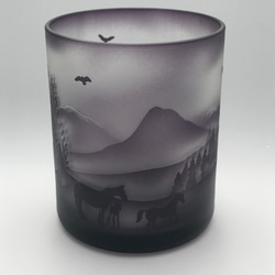 【父の日】馬が佇む風景（タンブラー） 2枚目の画像