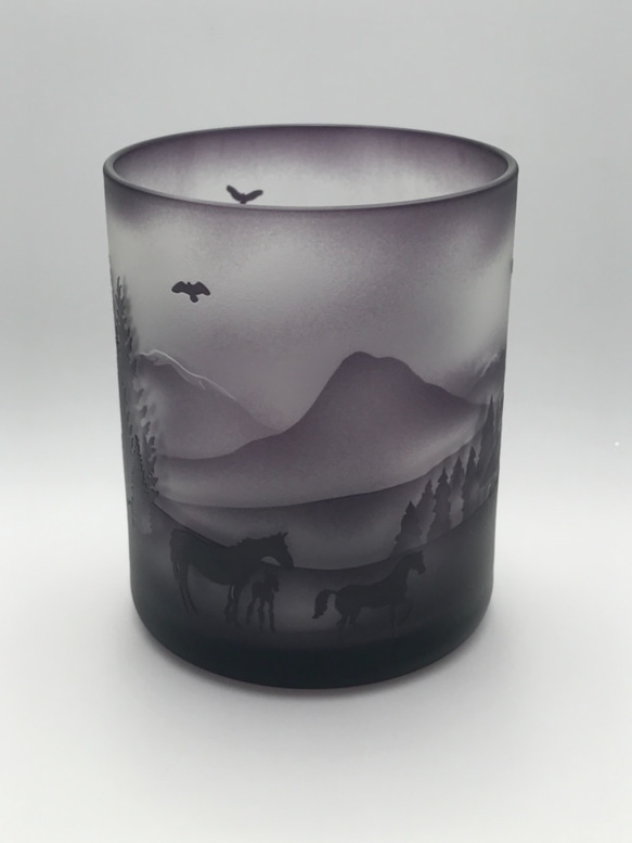 【父の日】馬が佇む風景（タンブラー） 2枚目の画像