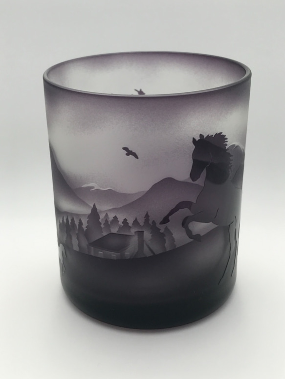 【父の日】馬が佇む風景（タンブラー） 3枚目の画像