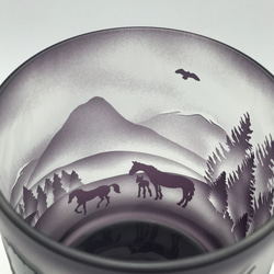 【父の日】馬が佇む風景（タンブラー） 5枚目の画像