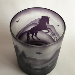 【父の日】馬が佇む風景（タンブラー） 9枚目の画像