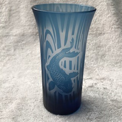 【父の日】鯉の滝登り　ビールグラス 6枚目の画像