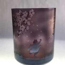 【父の日】猫のお花見タンブラー 5枚目の画像