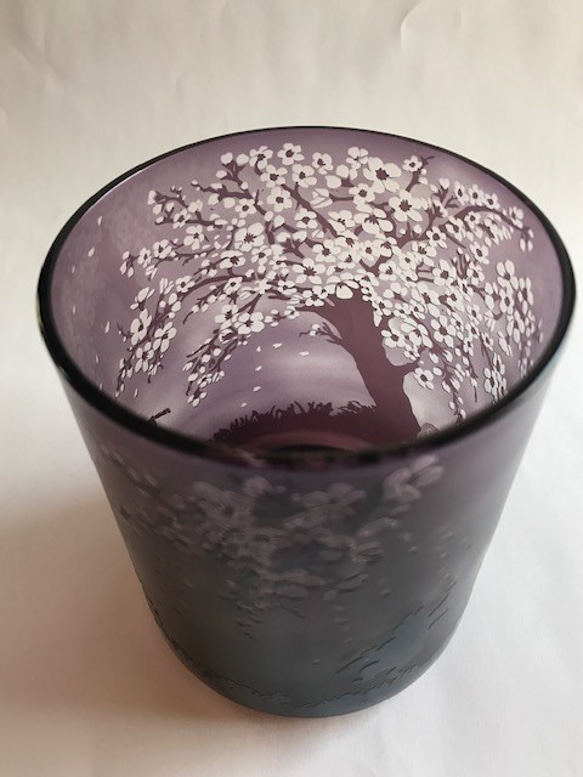 【父の日】猫のお花見タンブラー 8枚目の画像