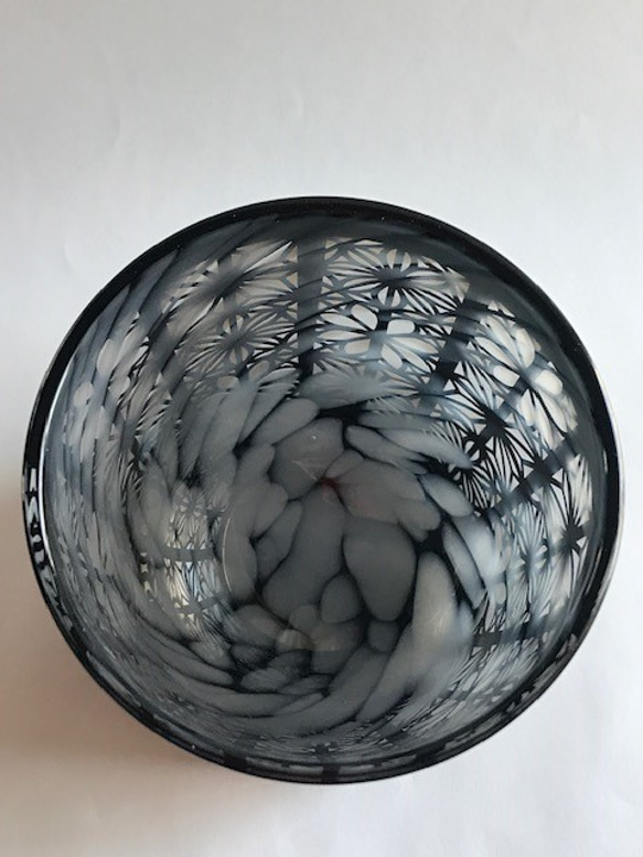 【父の日】組子文様（龍雲グラス） 2枚目の画像