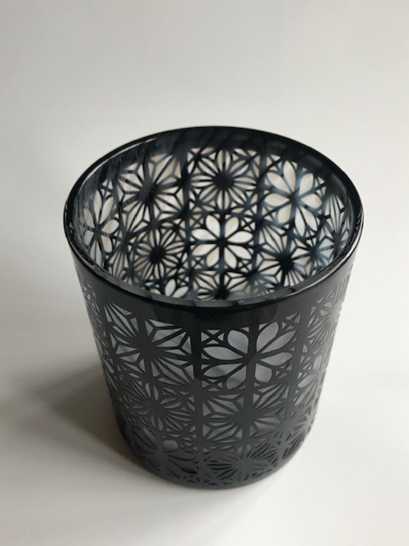 【父の日】組子文様（龍雲グラス） 5枚目の画像