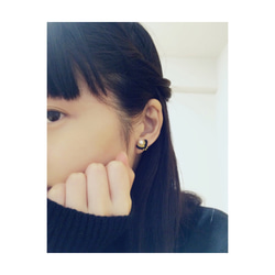 Seed  Earring  (BK) 4枚目の画像