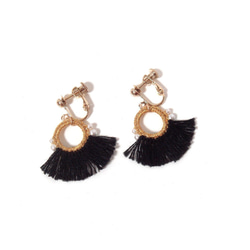 Hula Earring (BK) 4枚目の画像