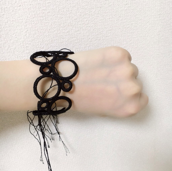 【PIP 様 オーダー品】bangle ブラック 4枚目の画像