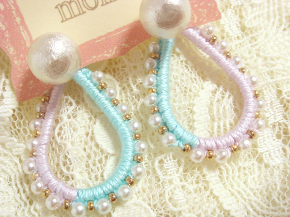 Candy Color×Pearl Pierce/drop2 2枚目の画像