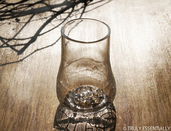 無色透明のグラス - 「KAZEの肌」#352 ● 高さ12cm 3枚目の画像