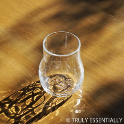 【 SOLD OUT 】無色透明のグラス - 「KAZEの肌 」#358・ 高さ10.5cm 2枚目の画像