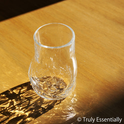 無色透明のグラス - 「 KAZEの肌 」#361・ 高さ10.5cm●【 1点限定制作 】 2枚目の画像