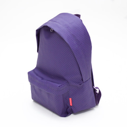 超輕防水點點印花環保背包(紫色) 第1張的照片