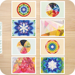 Mandala Cards 曼陀羅圖卡 : 8 pieces with double-faced 第2張的照片