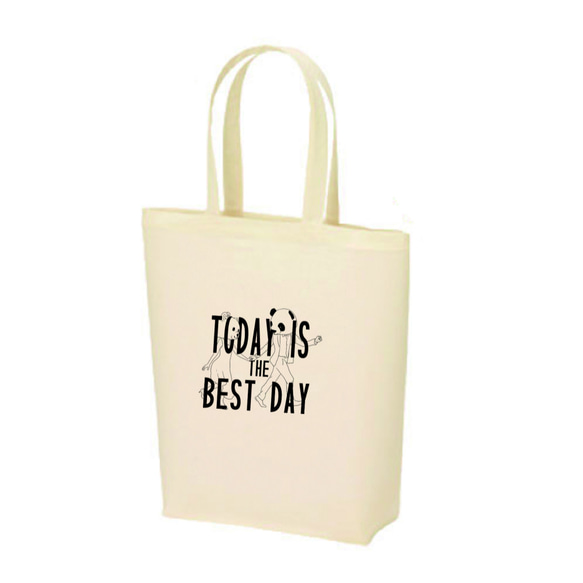 トートバックTODAY IS THE BEST DAY(10枚set）NicoMaison 1枚目の画像