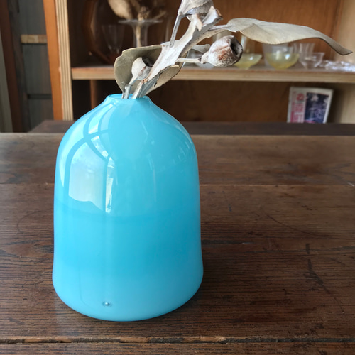 VASE ターコイズブルー 一輪挿し・花瓶・花器 鈴木亜以 通販