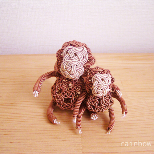 水引 お猿さんの親子 その他アート rainbow frog 通販 4814557｜Creema