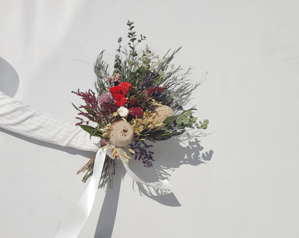 wedding bouquet＆boutonniere#バンクシア 3枚目の画像