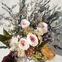 wedding bouquet＆boutonniere#ミルフィーユローズ 2枚目の画像