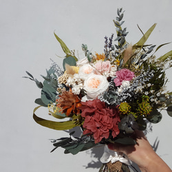 wedding bouquet＆boutonniere#アンティーク 3枚目の画像