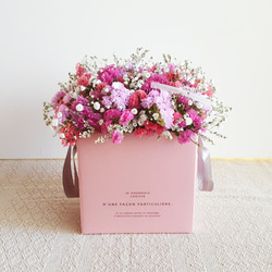 特集掲載【再販】BOXアレンジMサイズ//pink florets 1枚目の画像