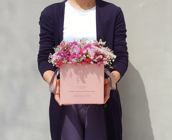 特集掲載【再販】BOXアレンジMサイズ//pink florets 2枚目の画像