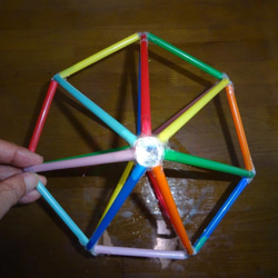 数学アートオブジェ 真値の正７角形を描く セプタゴンタ 製作キット 4枚目の画像