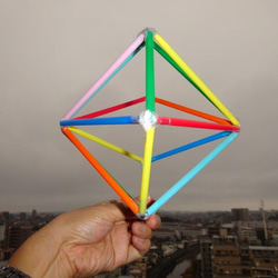 数学アートオブジェ 真値の正７角形を描く セプタゴンタ 製作キット 5枚目の画像