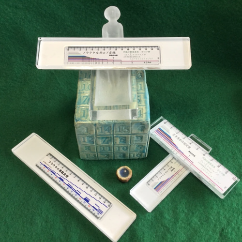 ペーパーウエイトオブジェ35g フラクタルガロア定規 8mm