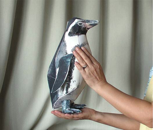 フンボルトペンギン3倍 拡大ペパクラキット (A4版ペパクラ用紙