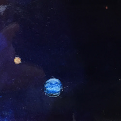 新発想 立体アクリル+陶板アート  宇宙 4枚目の画像