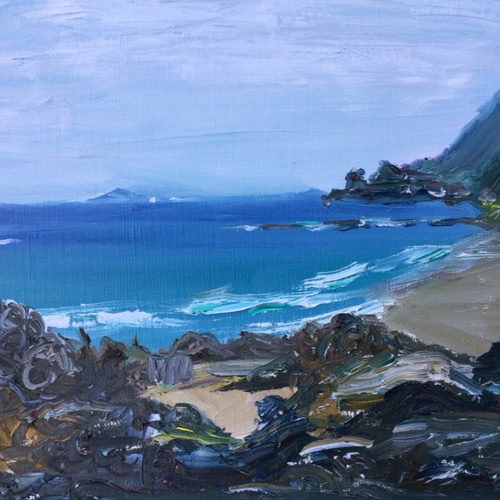 伊豆海岸油絵