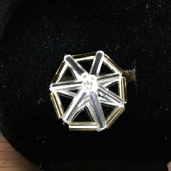 7日まで特価にて❣️★高品質★ モルダバイト　星型　ペンダントトップ 立体七芒星 正七角形 ペンダントトップ、 たけビーズオブジェ