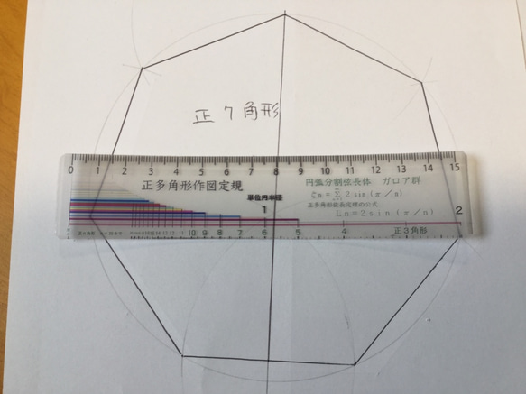 発想力教育研究所 特製 手作り定規４点セットコンパス付き 5枚目の画像