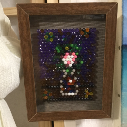 アートピース 花 ビーズ絵画 キット 5D ダイヤモンドアート 刺繍キット 壁に貼る