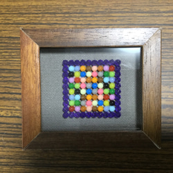 アクアビーズ アートオブジェ 立体魔方陣の公式 廉価版小 ６４bit 究極のアラベスク配置が表す魔方陣の法則性 3枚目の画像