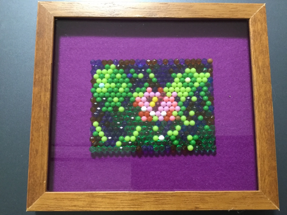 アクアビーズアート  ２０００年の眠りから覚めた大賀蓮