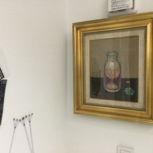 F3号スーパーリアリズム絵画 瓶の肖像シリーズ ヤクルト大瓶