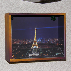 ぺパクラアートBox　パリの夜景　エッフェル塔 ペパクラ２枚セット 4枚目の画像